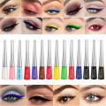 black red yellow blue custom private label 14 color liquid eyeliners set